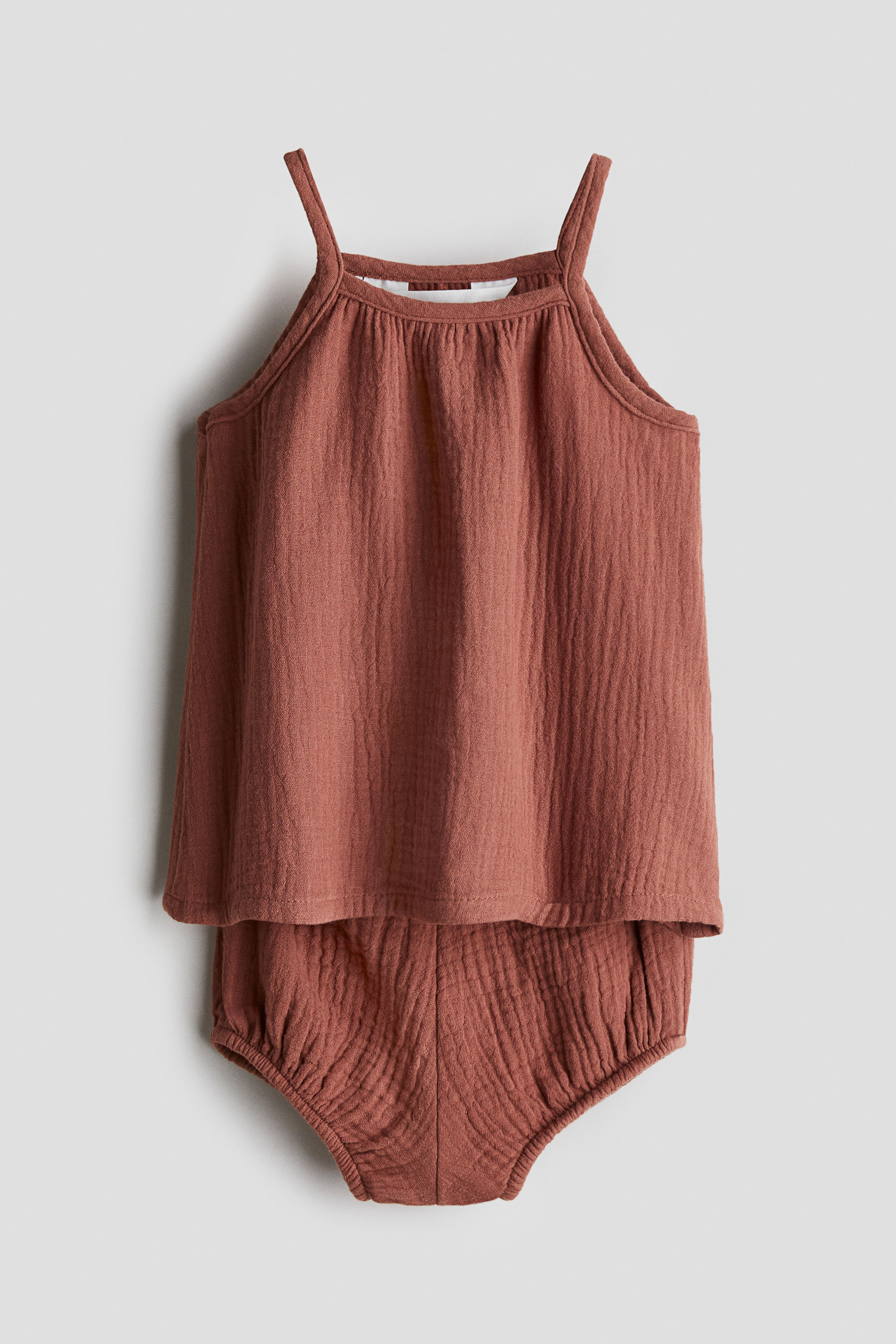 Комплект из 2 предметов из хлопковой муселина h&m